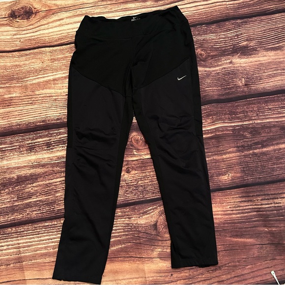 Nike Other - Nike Dri-Fit Thermal Running Pants Men’s M Black Gym Fitness Workout Hi-Viz